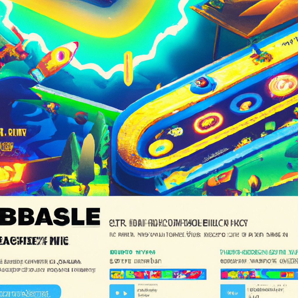 Stylized HUD with badges and score overlays